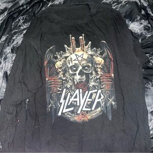 Slayer long sleeve Black Graphic T-Shirt